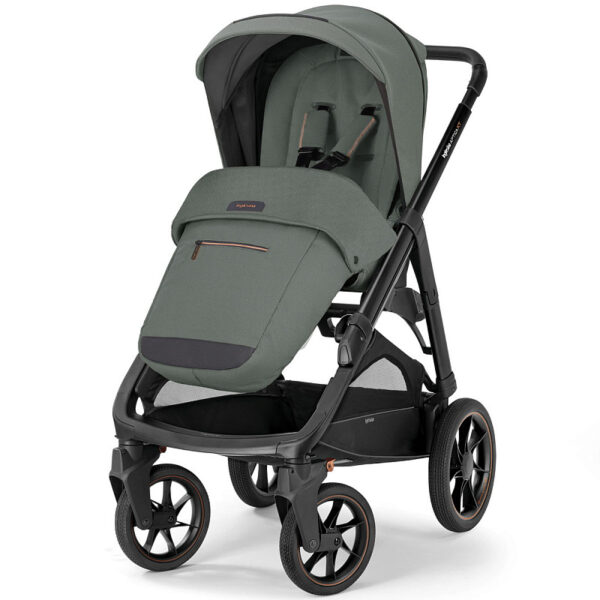 Ratini.lv | Aptica System Quattro bērnu ratu komplekts 3in1 ar autokrēsliņu Darwin Recline krāsa Emerald Green bilde #5