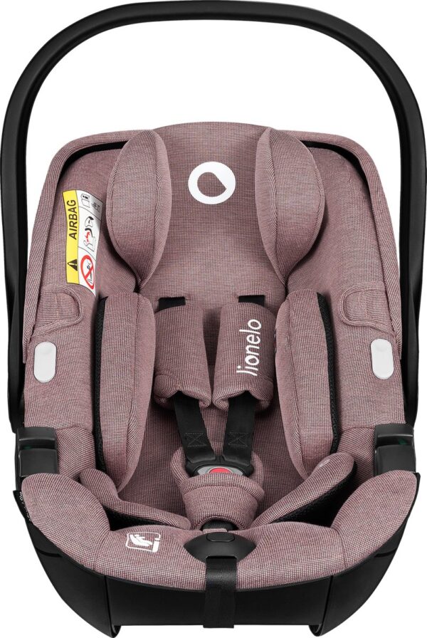 Ratini.lv | Moxie i-Size autokrēsliņš 40-87cm krāsa Pink Mauve +rotējoša Isofix bāze bilde #13