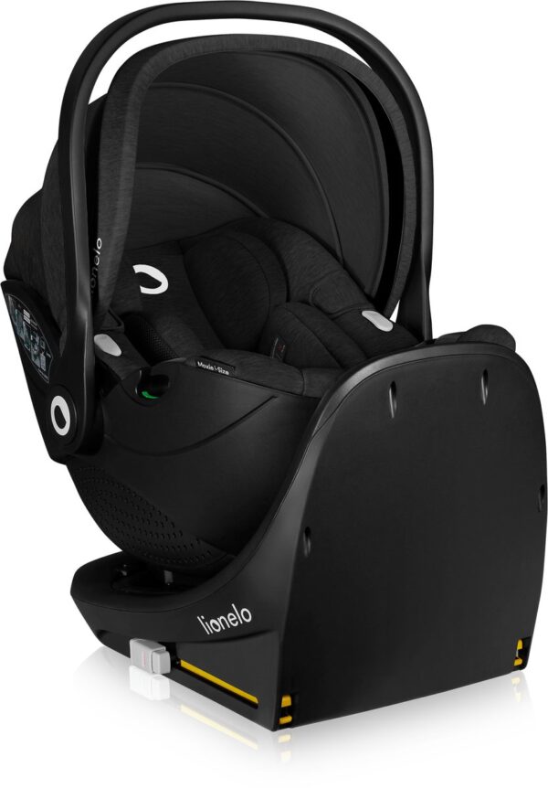 Ratini.lv | Moxie i-Size autokrēsliņš 40-87cm krāsa Black Carbon +rotējoša Isofix bāze bilde #3