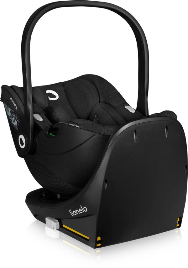 Ratini.lv | Moxie i-Size autokrēsliņš 40-87cm krāsa Black Carbon +rotējoša Isofix bāze bilde #5