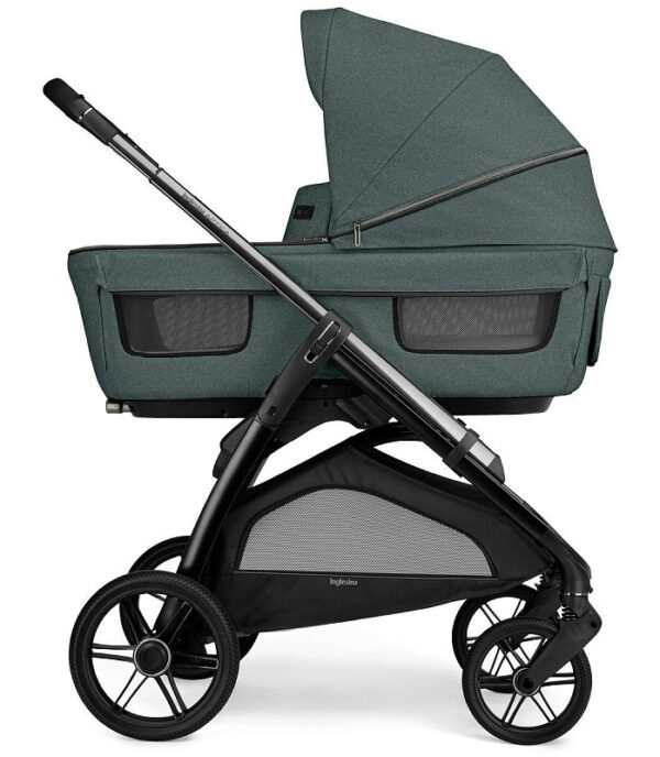 Ratini.lv | Aptica System Quattro bērnu ratu komplekts 3 in 1 ar autokrēsliņu Darwin krāsa Emerald Green bilde #67