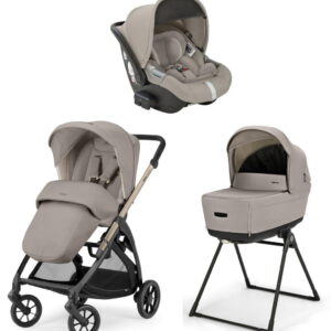 Inglesina ELECTA System QUATRO bērnu ratu komplekts 3in1 ar autokrēsliņu Darwin krāsa Battery Beige