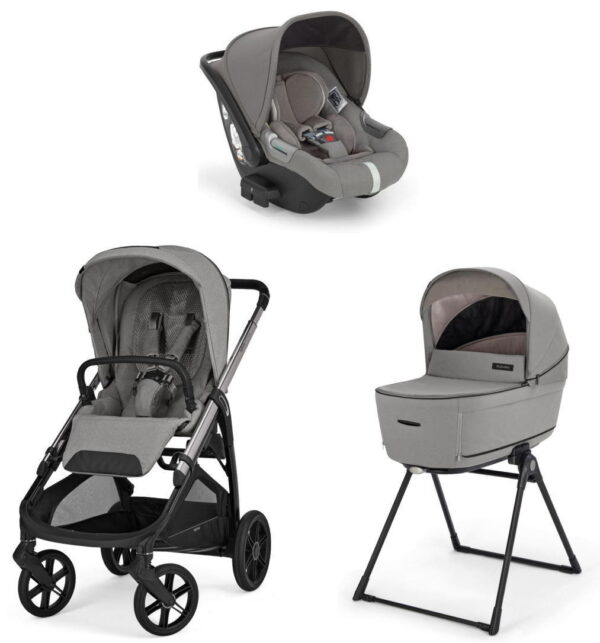 Ratini.lv | Aptica System Quattro bērnu ratu komplekts 3 in 1 ar autokrēsliņu Darwin krāsa Platinum Grey bilde #1