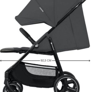Kinderkraft TRIG 3 bērnu ratiņi krāsa Granite Grey