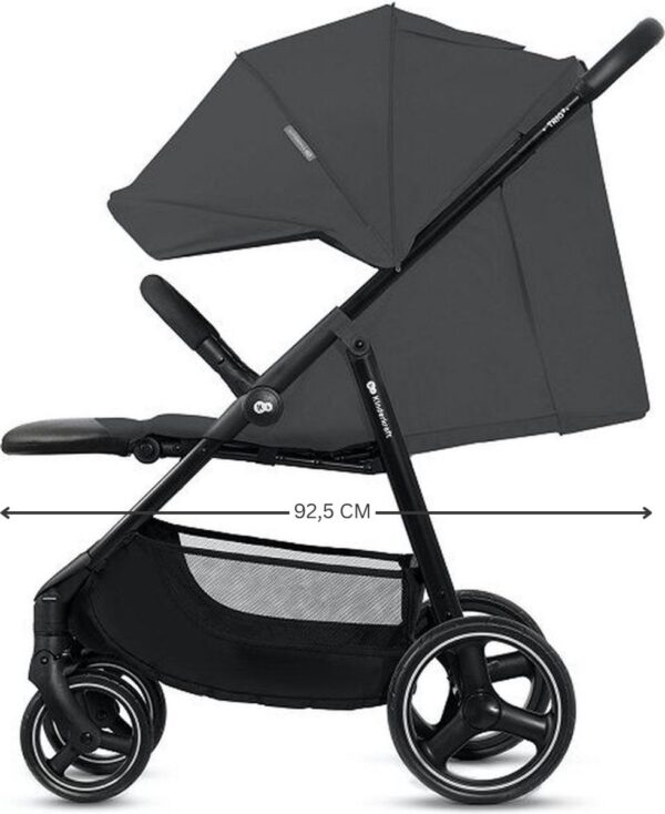 Ratini.lv | TRIG 3 bērnu ratiņi krāsa Granite Grey bilde #11
