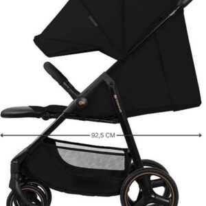 Kinderkraft TRIG 3 bērnu ratiņi krāsa Onyx Black