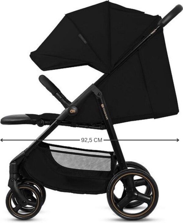 Ratini.lv | TRIG 3 bērnu ratiņi krāsa Onyx Black bilde #9