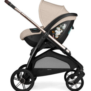 Inglesina Aptica System Quattro bērnu ratu komplekts 3 in 1 ar autokrēsliņu Darwin krāsa Pashmina Beige