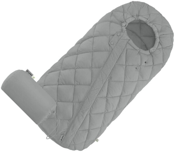 Ratini.lv | Snogga 2 bērnu ratu guļammaiss krāsa Stone Grey bilde #1