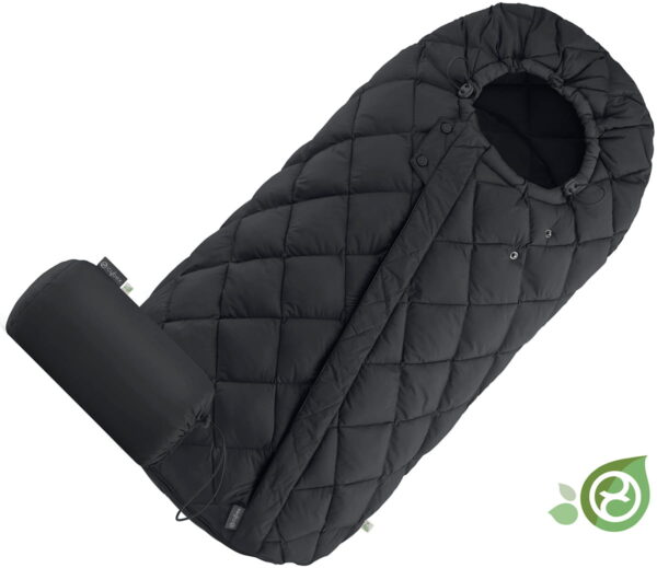 Ratini.lv | Snogga 2 bērnu ratu guļammaiss krāsa Moon Black bilde #1