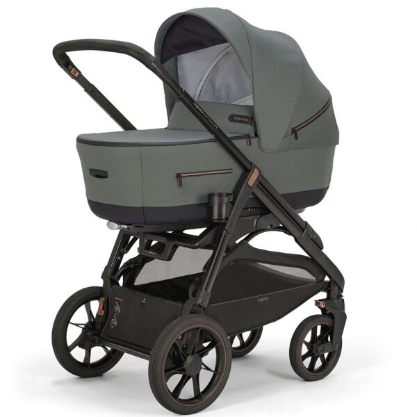 Ratini.lv | Aptica System Quattro bērnu ratu komplekts 3in1 ar autokrēsliņu Darwin Recline krāsa Emerald Green bilde #15