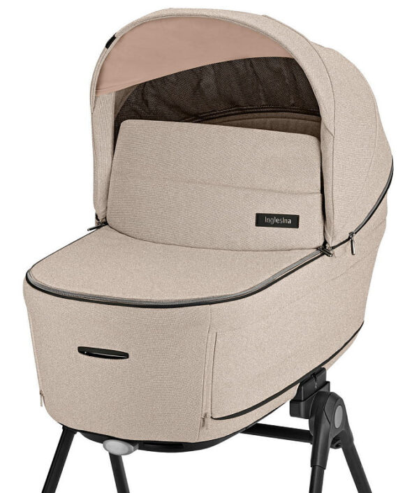 Ratini.lv | Aptica System Quattro bērnu ratu komplekts 3 in 1 ar autokrēsliņu Darwin krāsa Pashmina Beige bilde #53