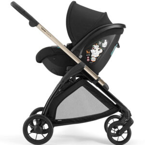 Inglesina ELECTA System QUATRO bērnu ratu komplekts 3in1 ar autokrēsliņu Darwin krāsa Upper Black