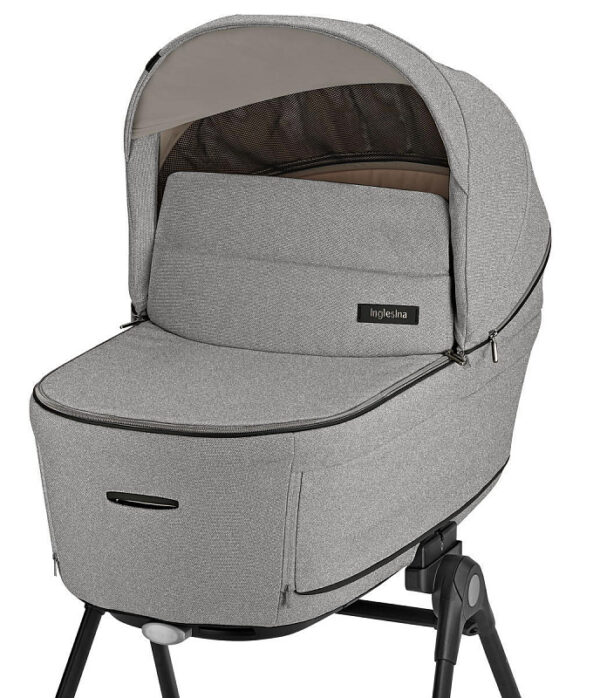 Ratini.lv | Aptica System Quattro bērnu ratu komplekts 3 in 1 ar autokrēsliņu Darwin krāsa Platinum Grey bilde #53