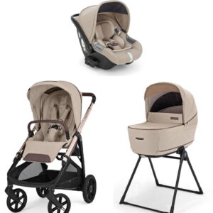 Inglesina Aptica System Quattro bērnu ratu komplekts 3 in 1 ar autokrēsliņu Darwin krāsa Pashmina Beige
