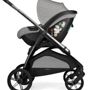 Inglesina Aptica System Quattro bērnu ratu komplekts 3 in 1 ar autokrēsliņu Darwin krāsa Platinum Grey