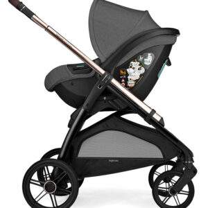 Inglesina Aptica System Quattro bērnu ratu komplekts 3 in 1 ar autokrēsliņu Darwin krāsa Velvet Grey