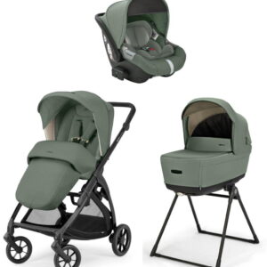 Inglesina ELECTA System QUATRO bērnu ratu komplekts 3in1 ar autokrēsliņu Darwin krāsa Murray Green