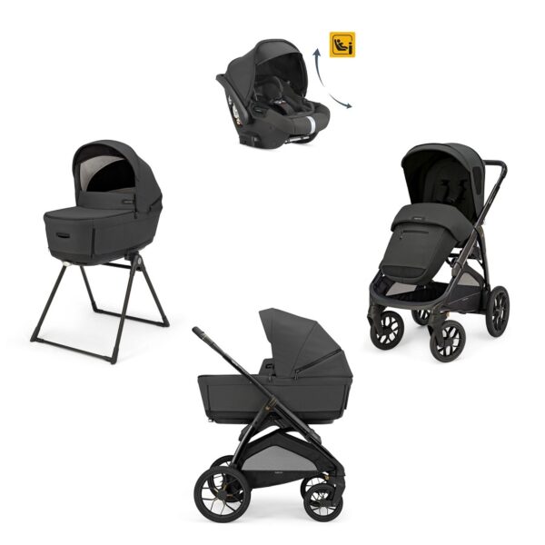 Ratini.lv | APTICA XT QUATTRO bērnu ratu komplekts 3in1 ar autokrēsliņu Darwin Recline krāsa Magnet Grey bilde #1