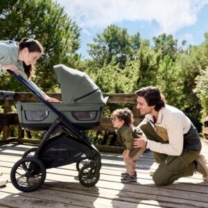 Inglesina APTICA XT QUATTRO bērnu ratu komplekts 3in1 ar autokrēsliņu Darwin Recline krāsa Magnet Grey