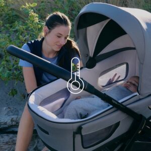Inglesina APTICA XT QUATTRO bērnu ratu komplekts 3in1 ar autokrēsliņu Darwin Recline krāsa Magnet Grey