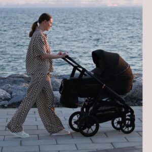 Inglesina APTICA XT QUATTRO bērnu ratu komplekts 3in1 ar autokrēsliņu Darwin Recline krāsa Magnet Grey