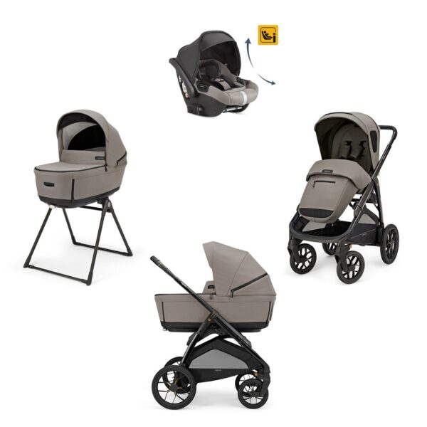 Ratini.lv | APTICA XT QUATTRO bērnu ratu komplekts 3in1 ar autokrēsliņu Darwin Recline krāsa Tundra Beige bilde #1