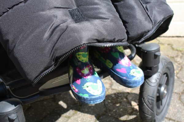Ratini.lv | Komfort 2in1 Footmuff bērnu ratu guļammaiss krāsa Grey Melange bilde #7