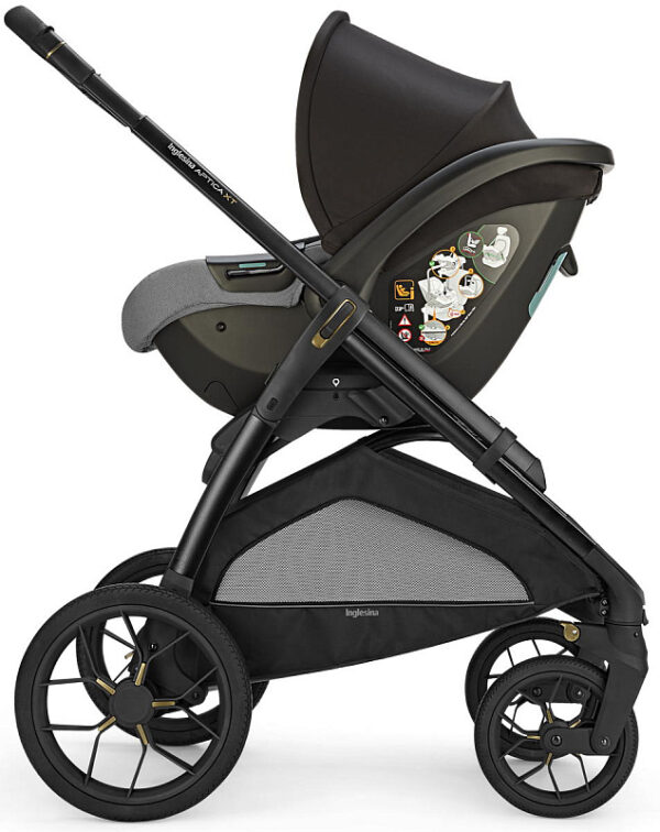 Ratini.lv | APTICA XT QUATTRO bērnu ratu komplekts 3in1 ar autokrēsliņu Darwin krāsa Canyon Grey bilde #29