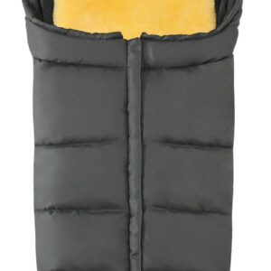Heitmann Felle Komfort 2in1 Footmuff bērnu ratu guļammaiss krāsa Grey Melange