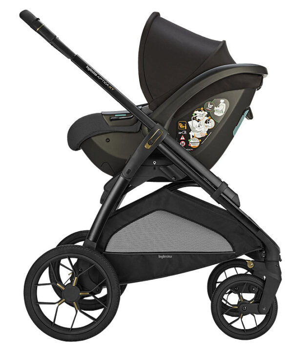 Ratini.lv | APTICA XT QUATTRO bērnu ratu komplekts 3in1 ar autokrēsliņu Darwin krāsa Magnet Grey bilde #5