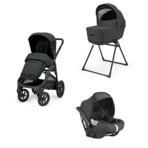 Inglesina APTICA XT QUATTRO bērnu ratu komplekts 3in1 ar autokrēsliņu Darwin krāsa Magnet Grey