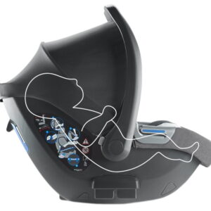 Inglesina Darwin Infant 40-75cm Recline autokrēsliņš mazuļiem ar regulējamu slīpumu