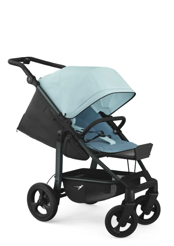 Ratini.lv | Mono 4 bērnu ratiņi ar ECCO riepām krāsa Blue Dual bilde #3