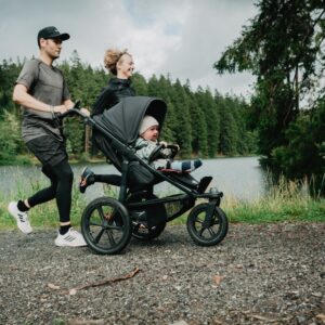 TFK PRO bērnu ratiņi ar Combi kulbiņu 2in1 krāsa Anthracite
