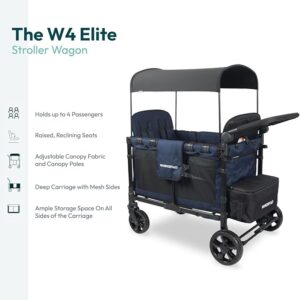 Wonderfold VW4 Volkswagen universāli bērnu ratiņi (4 sēdvietas) krāsa Sage Green