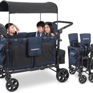 Wonderfold VW4 Volkswagen universāli bērnu ratiņi (4 sēdvietas) krāsa Sage Green