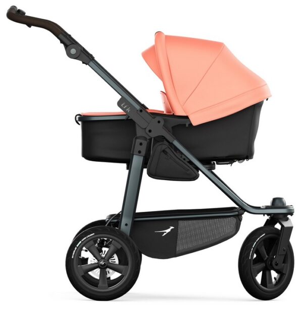 Ratini.lv | Mono 3 Combi bērnu ratiņi 2in1 ar AIR riteņiem krāsa Salmon bilde #1