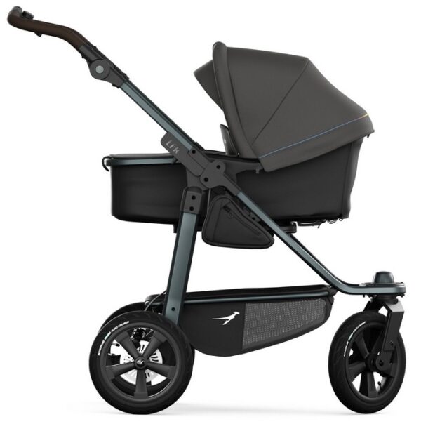 Ratini.lv | Mono 3 Combi bērnu ratiņi 2in1 ar AIR riteņiem krāsa Anthracite bilde #1