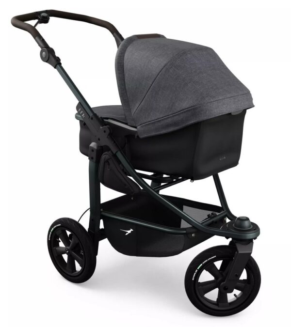 Ratini.lv | Mono 3 Combi bērnu ratiņi 2in1 ar AIR riteņiem krāsa PREMIUM Black bilde #3