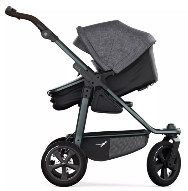 Ratini.lv | Mono 3 Combi bērnu ratiņi 2in1 ar AIR riteņiem krāsa PREMIUM Black bilde #5