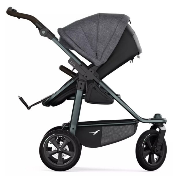 Ratini.lv | Mono 3 Combi bērnu ratiņi 2in1 ar AIR riteņiem krāsa PREMIUM Black bilde #7