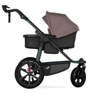 TFK PRO bērnu ratiņi ar Combi kulbiņu 2in1 krāsa Brown