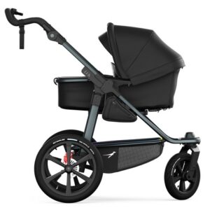 TFK PRO bērnu ratiņi ar Combi kulbiņu 2in1 krāsa Black