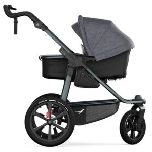 TFK PRO bērnu ratiņi ar Combi kulbiņu 2in1 krāsa PREMIUM Grey