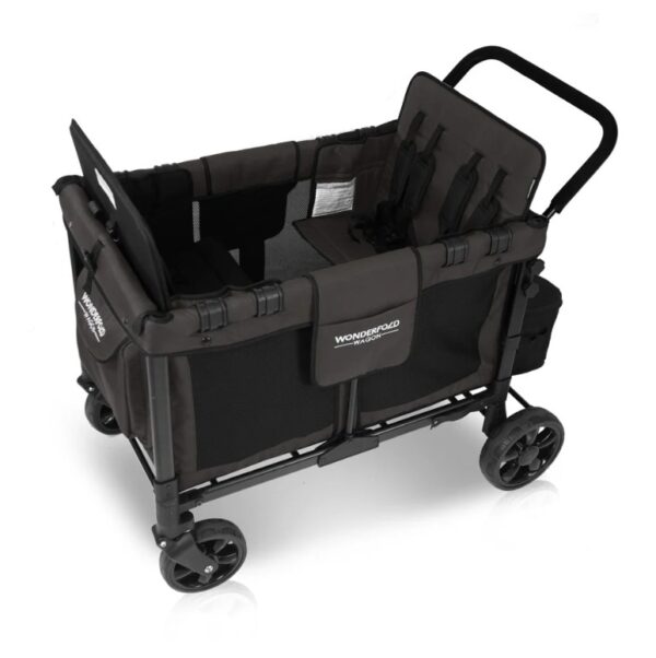 Ratini.lv | W4 Original universāli bērnu ratiņi (4 sēdvietas) krāsa Charcoal Gray bilde #9
