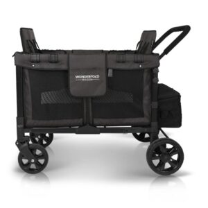 Wonderfold W4 Original universāli bērnu ratiņi (4 sēdvietas) krāsa Charcoal Gray