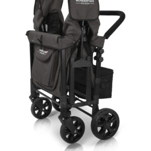 Wonderfold W4 Original universāli bērnu ratiņi (4 sēdvietas) krāsa Charcoal Gray
