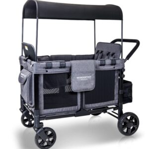 Wonderfold W4 Original universāli bērnu ratiņi (4 sēdvietas) krāsa Charcoal Gray