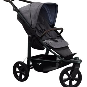 TFK Mono 3 bērnu sporta ratiņi ar ECCO riepām krāsa PREMIUM Grey